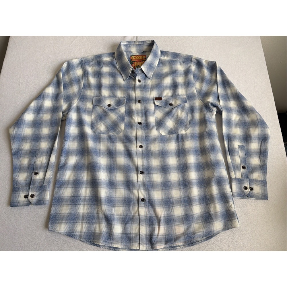 Dixxon Flannel Company Sky Blue "The Lanikai" Flannel Men’s 2XL